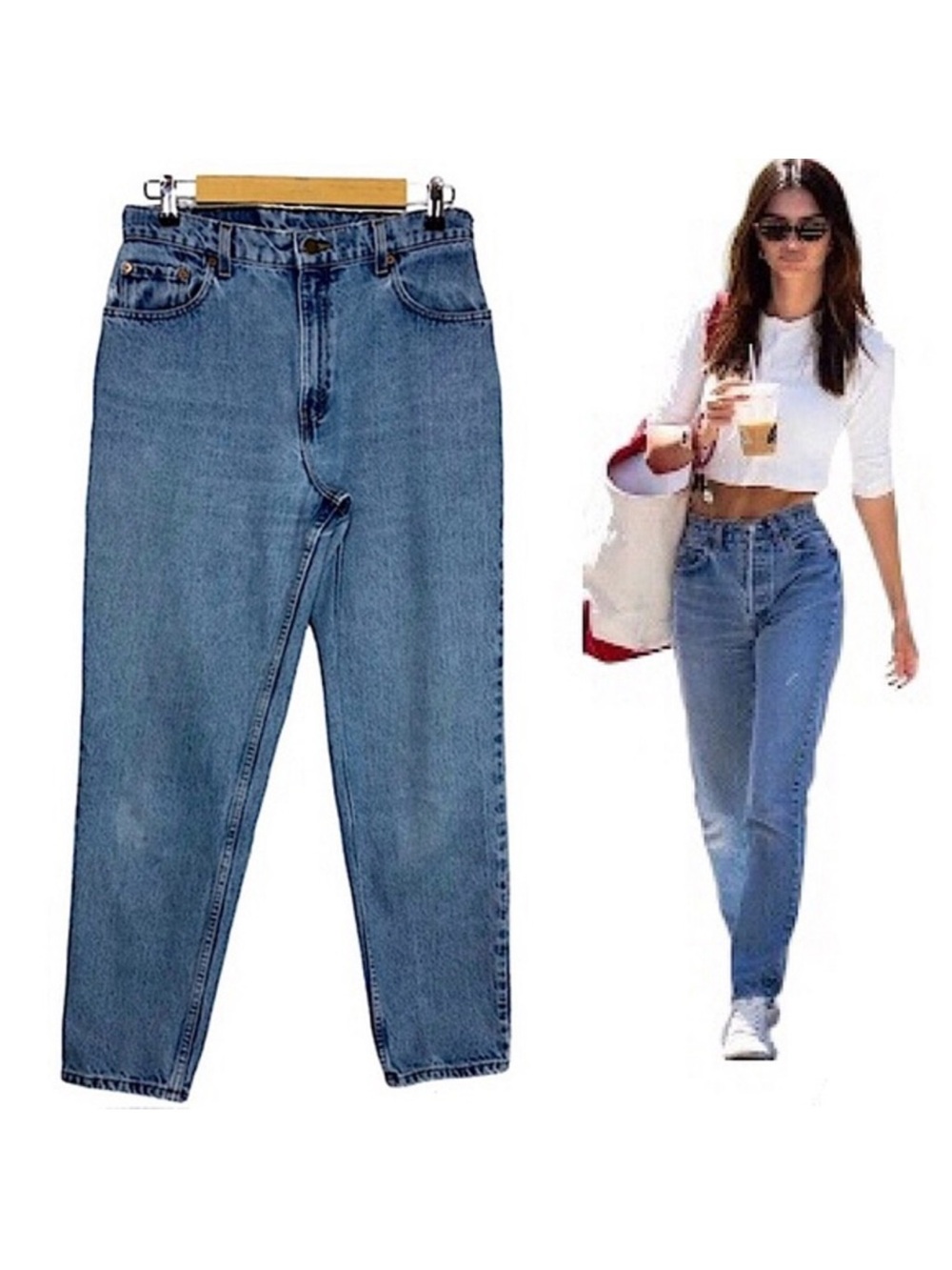 Levi’s 551 Vintage 90’s USA Made Cotton Relaxed Fit Tapered Leg Jeans 10 Short
